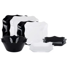 Столовый сервиз Luminarc AUTHENTIC B&W 19 предметов (E6195): Количество персон 6