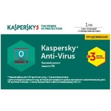 Программное обеспечение Kaspersky Anti-Virus 1 PC 1 year + 3 month Renewal Card (KL1171OOABR17): Производитель Kaspersky