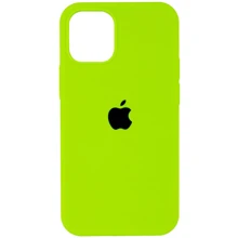 Чехол для iPhone Mobile Case Silicone Case Full Protective Neon Yellow for iPhone 14 Pro Max: Цвет зеленый
