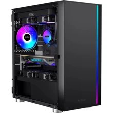Корпус PCCooler Platinum LM300 ARGB Black: Форм-фактор материнской платы MicroATX