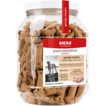 Ласощі Mera good snacks pure sensitive Truthahn & Reis для чутливих собак з індичкою та рисом 600 г (059078 - 9018): Виробник Mera