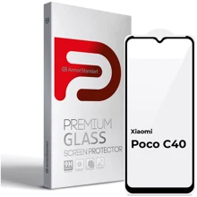 Аксессуар для смартфона ArmorStandart Tempered Glass Black for Xiaomi Redmi 10C / Poco C40 / Redmi 12C (ARM62954): Совместимость Xiaomi Redmi 10C / Poco C40 / Redmi 12C