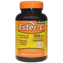 American Health Ester-C 500 mg с цитрусовыми биофлавоноидами 120 капсул: Тип Витамин C