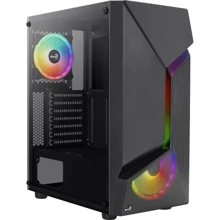 Корпус Aerocool Scape Black (Scape-G-BK-v2): Форм-фактор материнської плати Micro-ATX / Mini-ITX