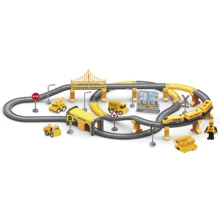 Ігровий набір ZIPP Toys Міський експрес електрична залізниця, 92 деталі, жовтий: Тип набір