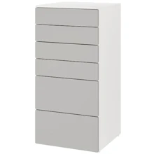 Комод ІКЕА Smastad/Platsa 60х57х123 см Серый (293.877.27): undefined undefined