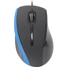 Мишка Defender MM-340 Black + Blue (52344): інтерфейс підключення USB