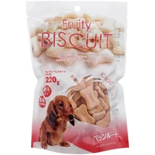 Лакомство для собак DoggyMan Biscuit Strawberry фруктовое печенье бисквит клубника 220 г (56147): Производитель DoggyMan