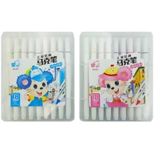 Скетч Маркер двусторонний JO Mouse 221-18 18 шт. набор: Тип Скетч-маркер