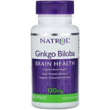 Natrol Ginkgo Biloba, 120 mg, 60 Capsules (NTL-00768): Форма випуску капсули