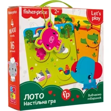 Настольная игра Fisher-price Лото. Изучаем животных (укр) (VT2910-01): Производитель Fisher-Price