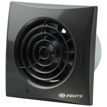 Витяжний вентилятор VENTS 100 Квайт чорний сапфір лак RAL 9005: Призначення побутовий