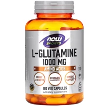 Now Foods L-Glutamine 1000 mg 120 caps L-глютамин: Тип Глютамины