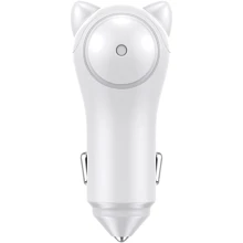 Зарядний пристрій Baseus USB Car Charger Adorkable 2xUSB 3A White (CCALL-DM01): Сила струму 2.4а і більш