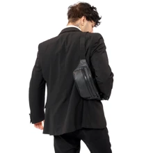 Мужская поясная сумка Sambag Tirso BTTm черная (81338001wm): Пол Мужской