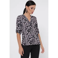 Блуза FashionUp BZ-1786D 44 чорно-біла з рукавом 3/4: Сезон Демісезон