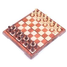 Магнитные шахматы под дерево UB Chess magnetic wood-plastic 36x31 см (3520L): Производитель UB
