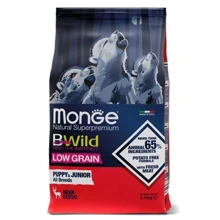 Сухой корм низкозерновой Monge Dog Bwild Low Grain Puppy & Junior для щенков с олениной 2.5 кг (70011853): Тип Сухой корм