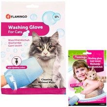 Моющая рукавица-салфетка для котов Flamingo Washing Glove Cat: undefined undefined