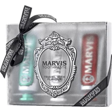 Marvis Travel With Flavour 3x25ml Набор зубных паст: Назначение Очищение