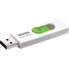USB-флешка A-Data 256GB USB3.2 AUV 320 White/Green (AUV320-256G-RWHGN): Стандарт USB USB 3.2