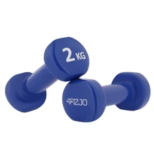 Гантель 4FIZJO 4FJ0195 виниловые 2 x 2 кг: Вес гантели, кг 2