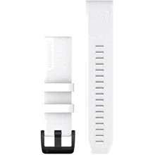 Ремешок Garmin QuickFit 22 Watch Bands White with Black Stainless Steel Hardware (010-12901-01): Цвет белый