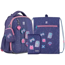 Набір Kite 555S Pixel Love рюкзак + пенал + сумка для взуття (SET_K24-555S-3): Виробник KITE