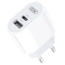 Зарядний пристрій XO Wall Charger USB-C+USB L97 12W White (XO-L97-WH): Особливості USB-C
