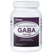 Аминокислота для спорта GNC GABA 750 mg 90 caps: Вкус Без вкуса