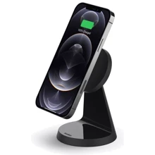Зарядний пристрій Belkin Wireless Charger Stand MagSafe 10W Black (WIB003VFBK) для iPhone 16 I 15 I 14 I 13 I 12 series: Особливості MagSafe