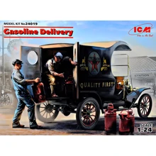 ICM Американская машина доставки бензина Ford Model T 1912 с грузчиками: Производитель ICM