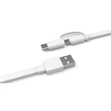 Кабель Huawei USB Cable to USB-C/microUSB 1.5m White (AP55S): Тип USB Cable - microUSB/USB C