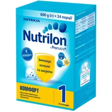 Nutrilon молочная смесь 600 г №1 Комфорт: Тип Смеси молочные