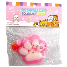 Антистрес Bambi Сквіш М'які котячі лапки ZB-413(Pink) 7 см: Тип Фигурка-антистресс