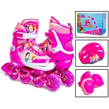 Комплект роликов Disney. Princess. Pink (размер 34-37) - 1373345290: Цвет розовый