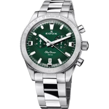 Наручний годинник Edox Skydiver Chronograph 10116 3 VIDN + ремінець: Стиль Спортивный