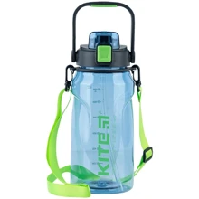 Пляшечка Kite для води 1500 мл синя (K24-1202-1): Тип Бутылка