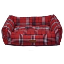 Лежак для кошек и собак Culcus 4DOG DELUXE M 62x44x22 см, красный (5949060214307): Тип Лежак