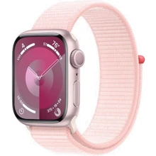 Apple Watch Series 9 41mm GPS Pink Aluminum Case with Light Pink Sport Loop (MR953) : Розмір 41mm