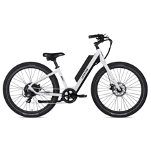 Електровелосипед 27.5" Aventon Pace 350 Step-Through рама - S 2022 White: Колір белый