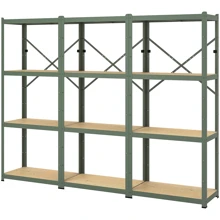 Стеллаж ІКЕА BROR 254х40х190 см (s49516144): undefined undefined