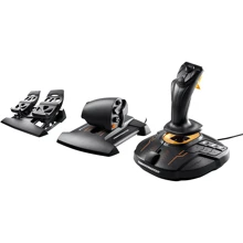 Игровой руль Thrustmaster T.16000M FC Flight Pack (2960782): Интерфейс подключения проводное