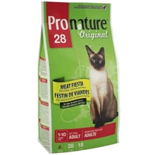Сухий корм для дорослих котів Pronature Original Adult Meat Fiesta зі смаком курки, лосося і ягняти 2.72 кг (65672453035): Тип Сухий корм