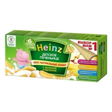 Heinz детское Печенье с бананом и яблоком (8001040097939): Тип Печенье