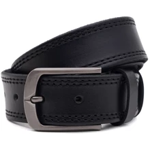 Чоловічий ремінь Borsa Leather чорний (125v1fx90-black): Стать Мужской
