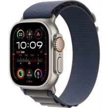 Apple Watch Ultra 2 GPS + Cellular 49mm Titanium Case with Blue Alpine Loop - Small (MREK3) : Размер 49mm