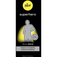 Пробник пролонгирующего геля pjur Superhero Serum 1.5 мл, создает невидимую пленку снижающую чувствительность: Для кого Для мужчин