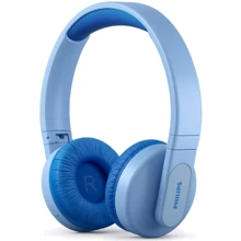 Наушники Philips Kids TAK4206 Wireless Mic Blue: Тип конструкции накладные