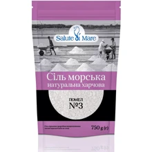 Упаковка Соль морская пищевая Salute di Mare крупная 5х750 г (УП4820106490033): Вес нетто 3750 г
